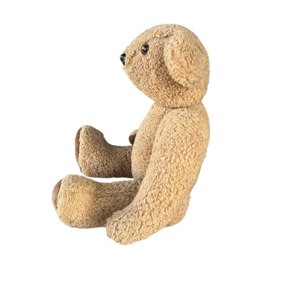 VTG Large Fully Jointed Teddy Bear Firm Feel 17” Head Arms Legs Move GVC - Picture 3 of 13